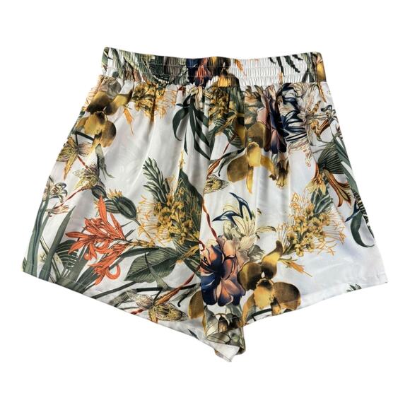 Miss Avenue Women’s High-Waisted Tropical Print Shorts - Size M‎ - Elastic Waist - Picture 2 of 7